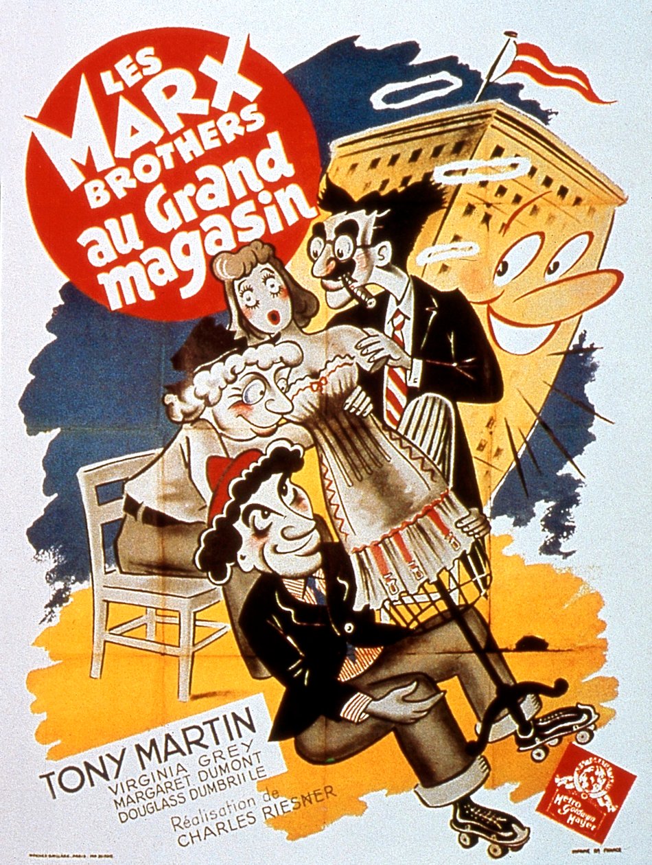 Affiche du film Les Marx brothers au grand magasin de CharlesReisner avec Tony Martin 1941 av Unbekannt