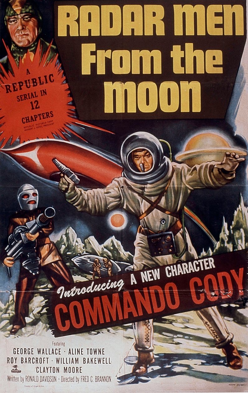 Radar menn fra månen filmplakat av FredBrannon med Georges Wallace Aline Towne og Roy Barcroft 1952 av Unbekannt