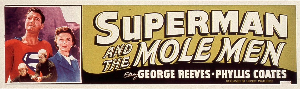 SUPERMAN AND THE MOLE MEN filmplakat regissert av LeeSholem med Phyllis Coates, George Reeves 1951 av Unbekannt