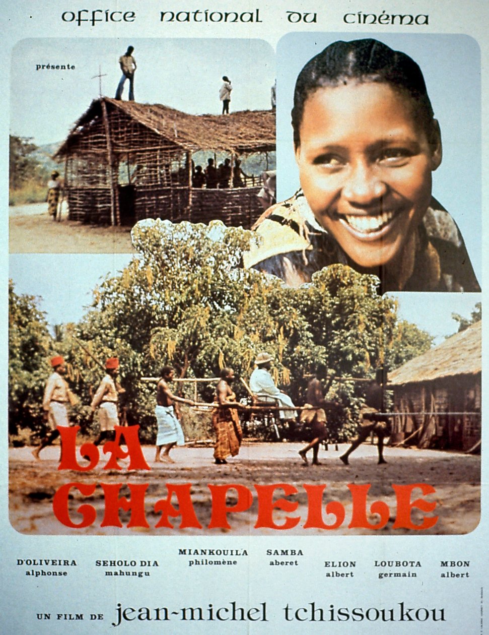 Plakat av filmen La Chapelle av Jean-Michel Tchissoukou 1980 av Unbekannt