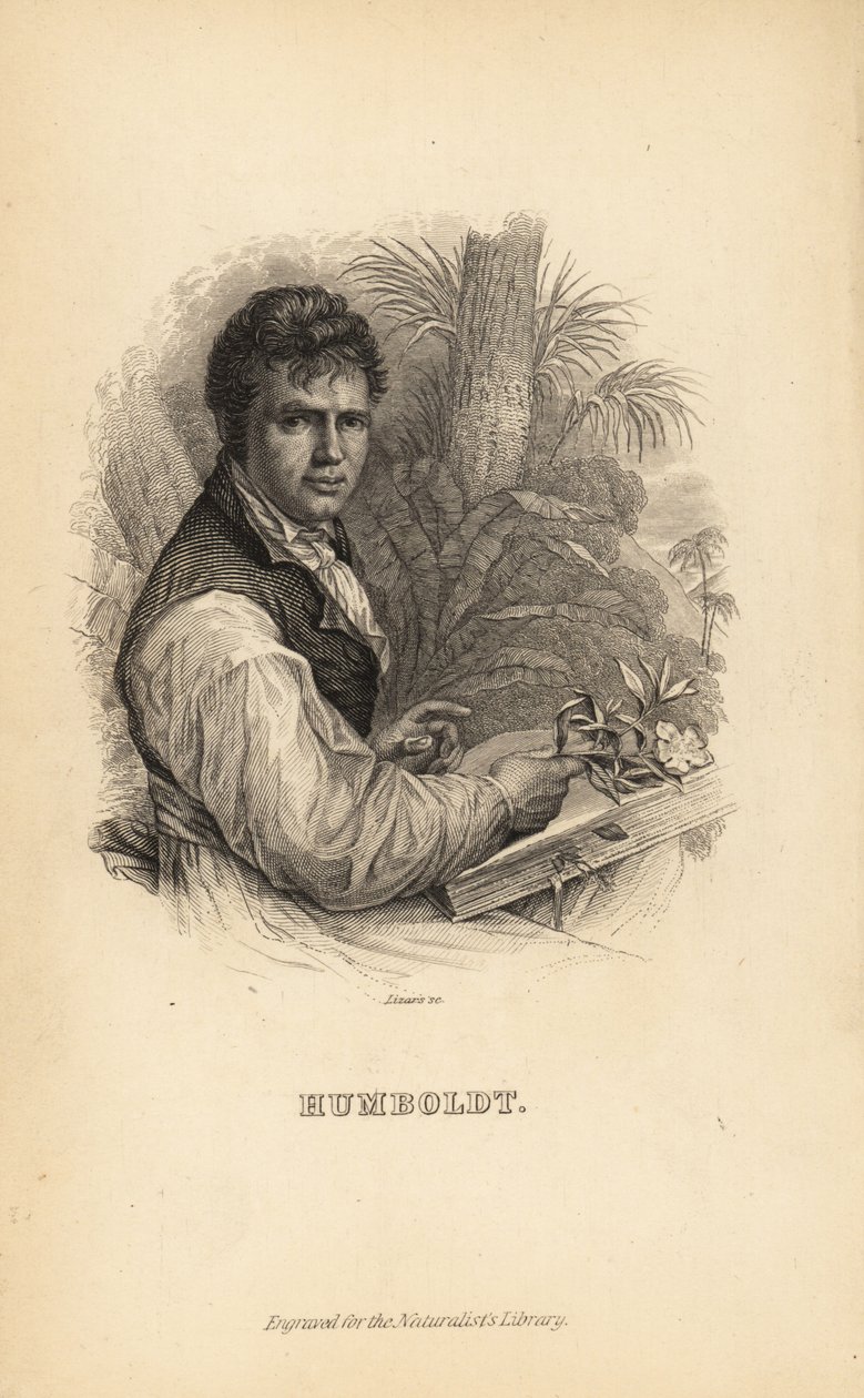 Alexander von Humboldt , tysk oppdagelsesreisende, naturforsker og botaniker av Unbekannt