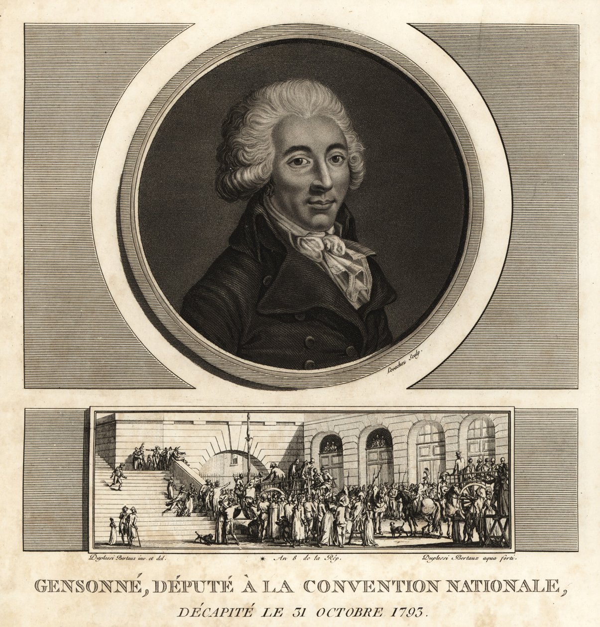 Armand Gensonne (1758-1793), fransk politiker og stedfortreder for konvensjonen av Unbekannt