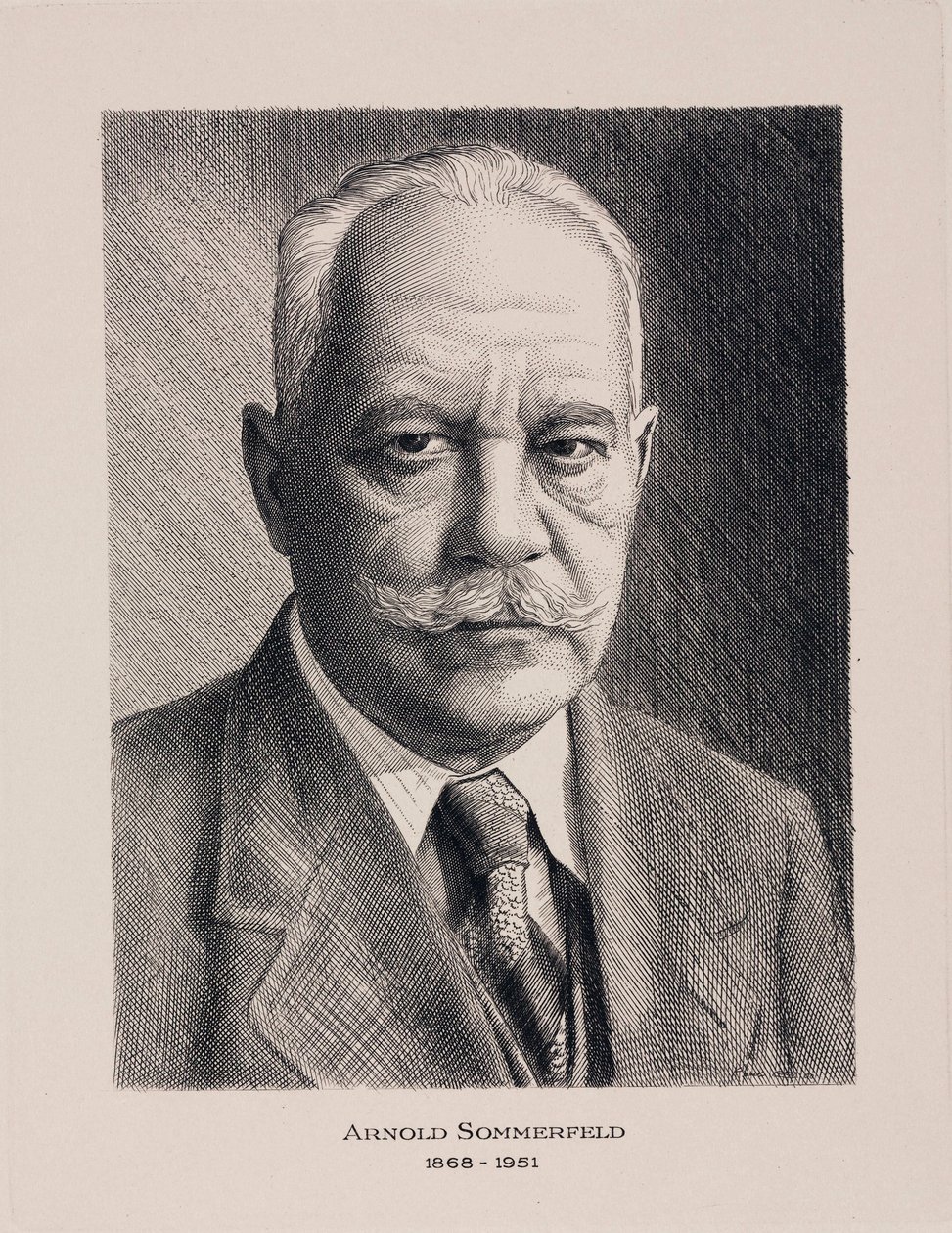 Arnold Sommerfeld , tysk fysiker, ca 1930 av Unbekannt
