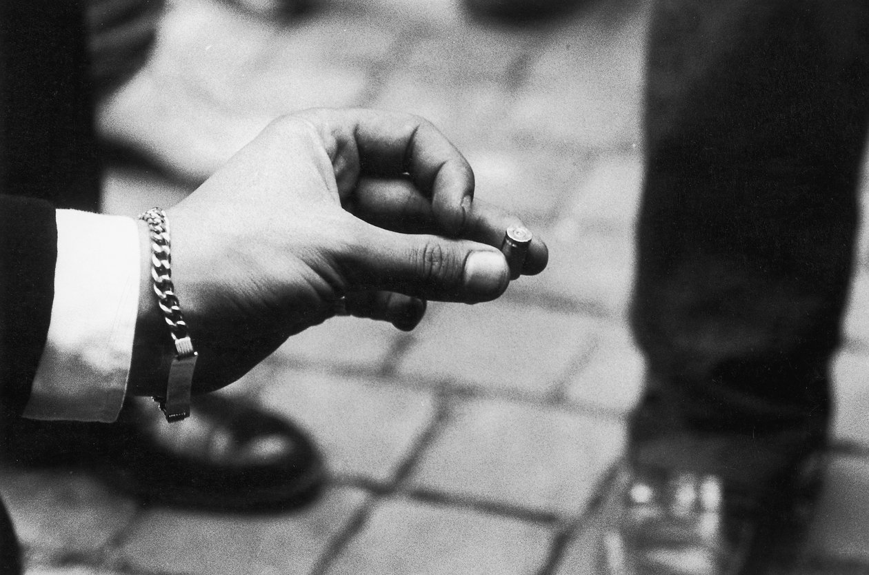 Forsøk på pave Johannes Paul II (Karol Wojtyla 1920-2005): første etasje i kulen som traff paven av Unbekannt