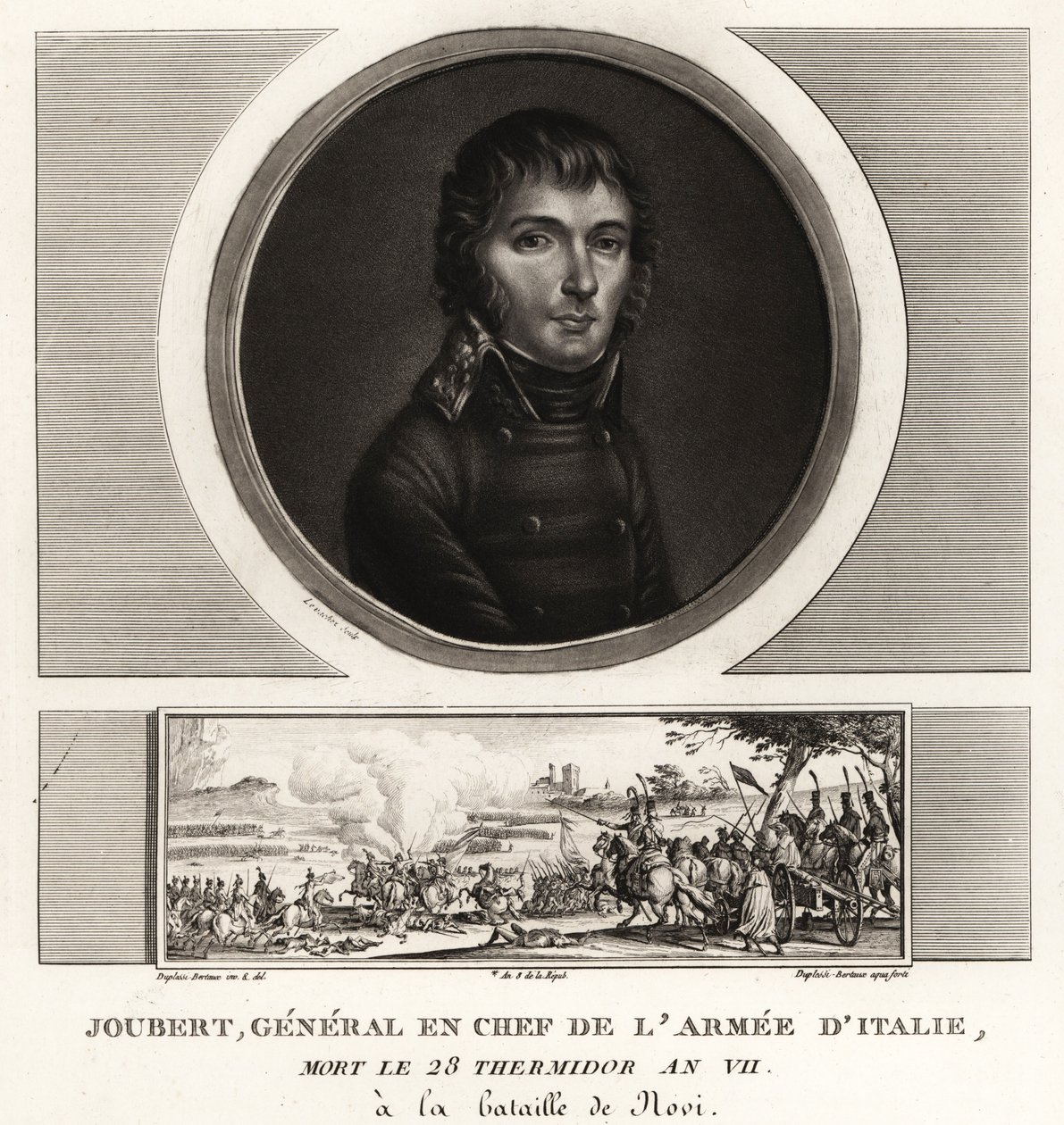 Barthelemy Catherine Joubert, general og sjef for den italienske hæren av Unbekannt