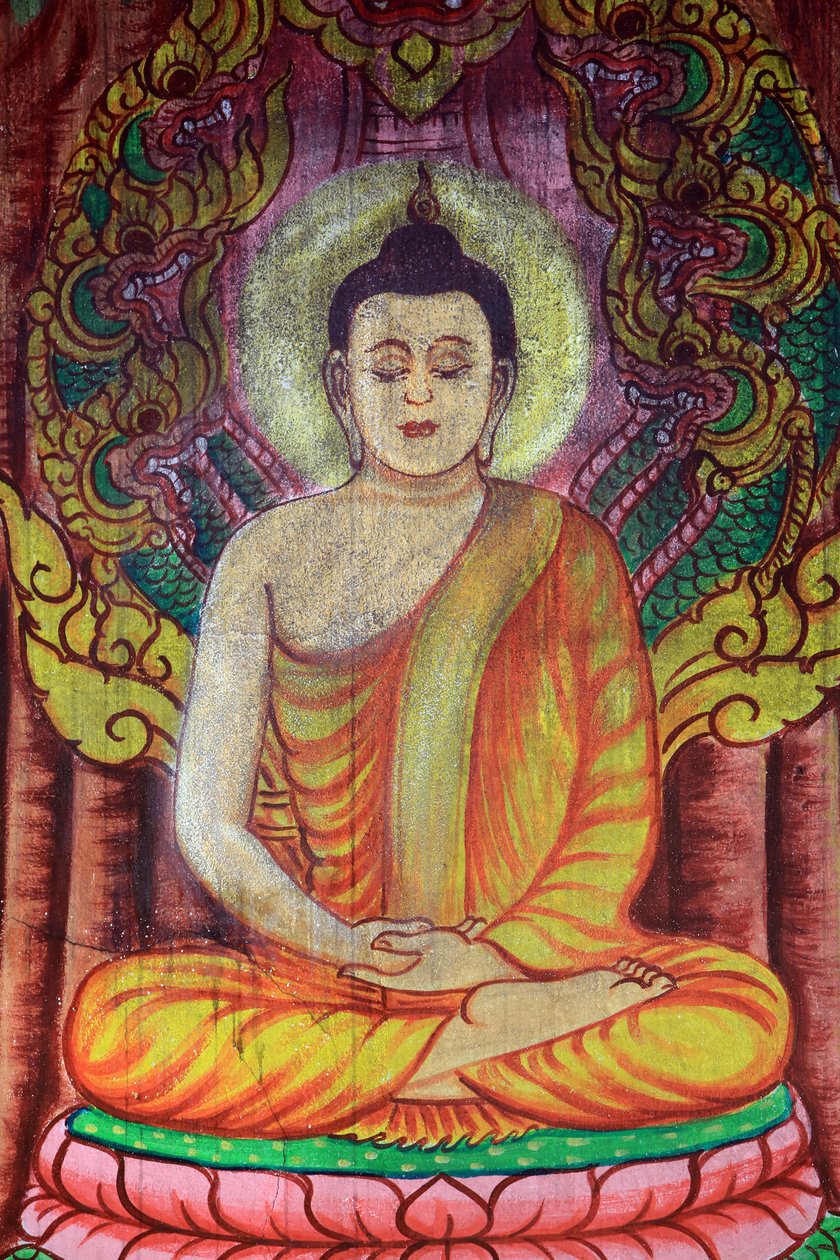 Buddha torsdag. Wat Simuong. Wat Si Muang. Vientiane. Laos, 20151030, Vientiane, Laos av Unbekannt