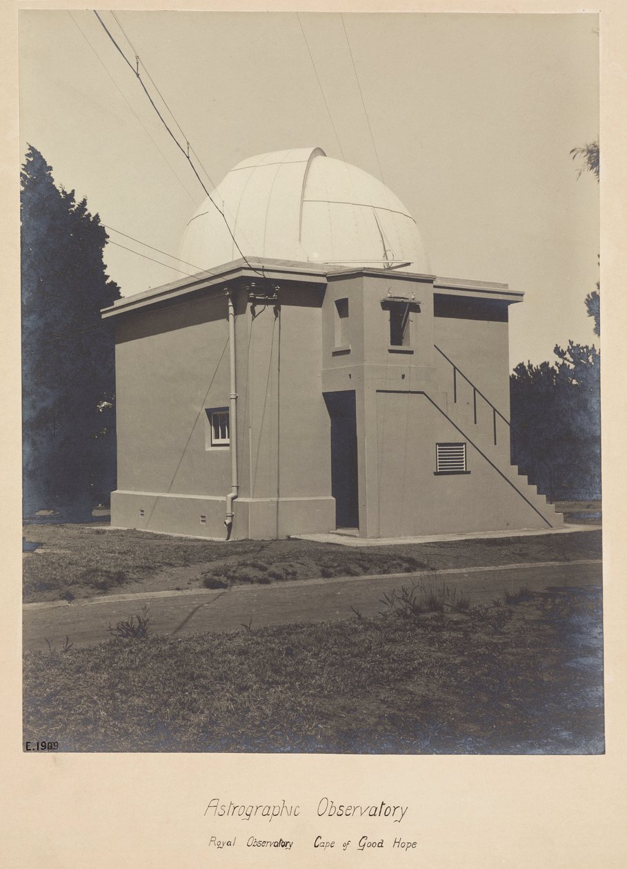 Bygning og kuppel for Astrographic Telescope av Unbekannt