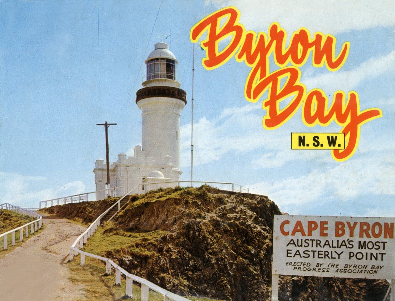 Byron Bay, Australia: frontlykt, ca. 1970 (postkort) av Unbekannter Künstler