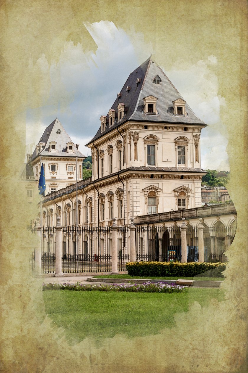Castello del Valentino, Torino, Piemonte, Italia (manipulert bilde) av Unbekannt