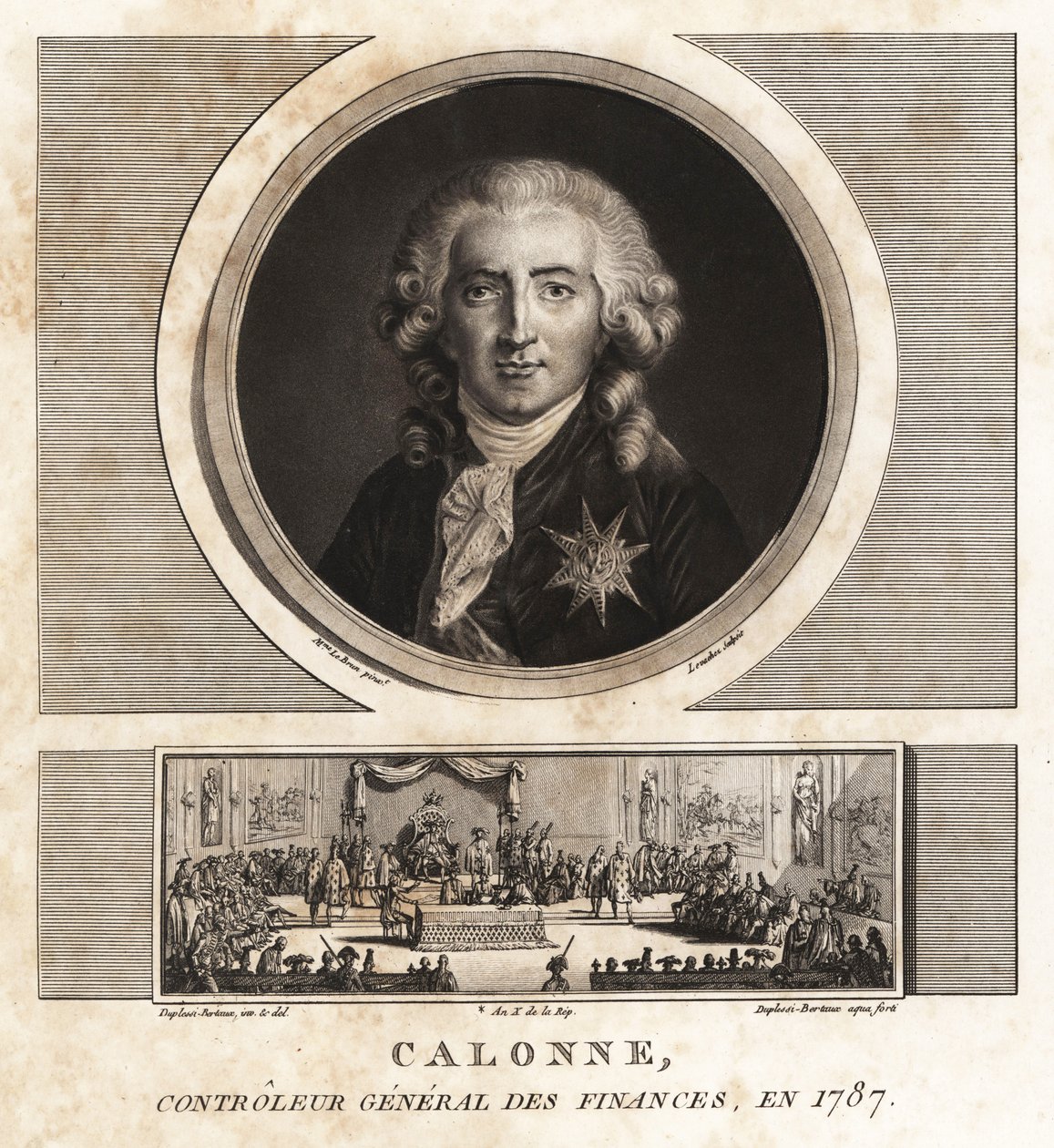 Charles Alexandre de Calonne, generalkontrollør for finanser av Unbekannt