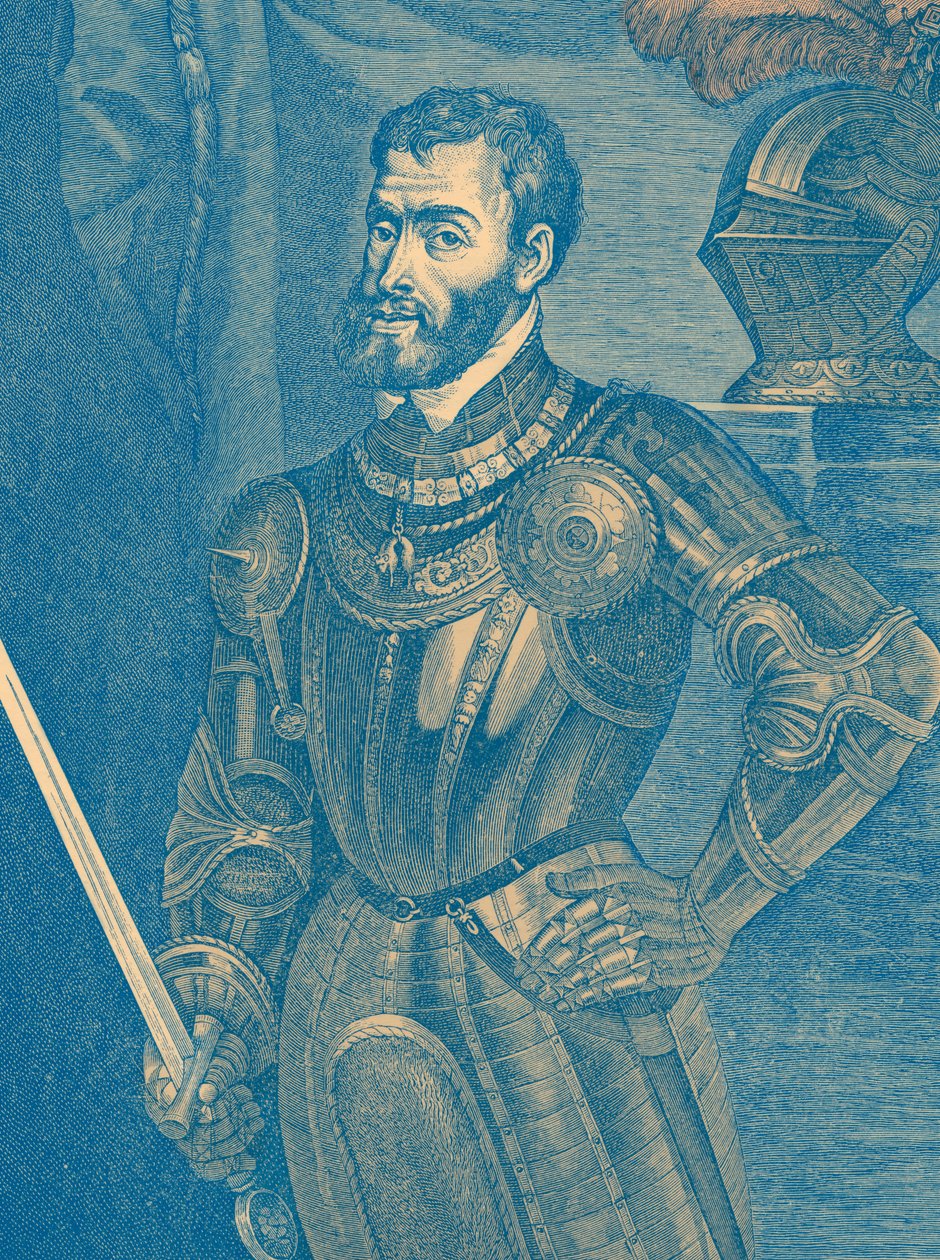 Charles V (1500-58) (gravering) av Lancelot Volders