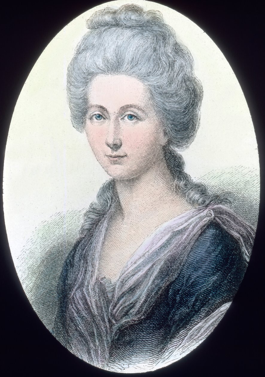 Charlotte Kestner, karakteren til Lotte i Goethes The Sorrows of Young Werther av Unbekannter Künstler