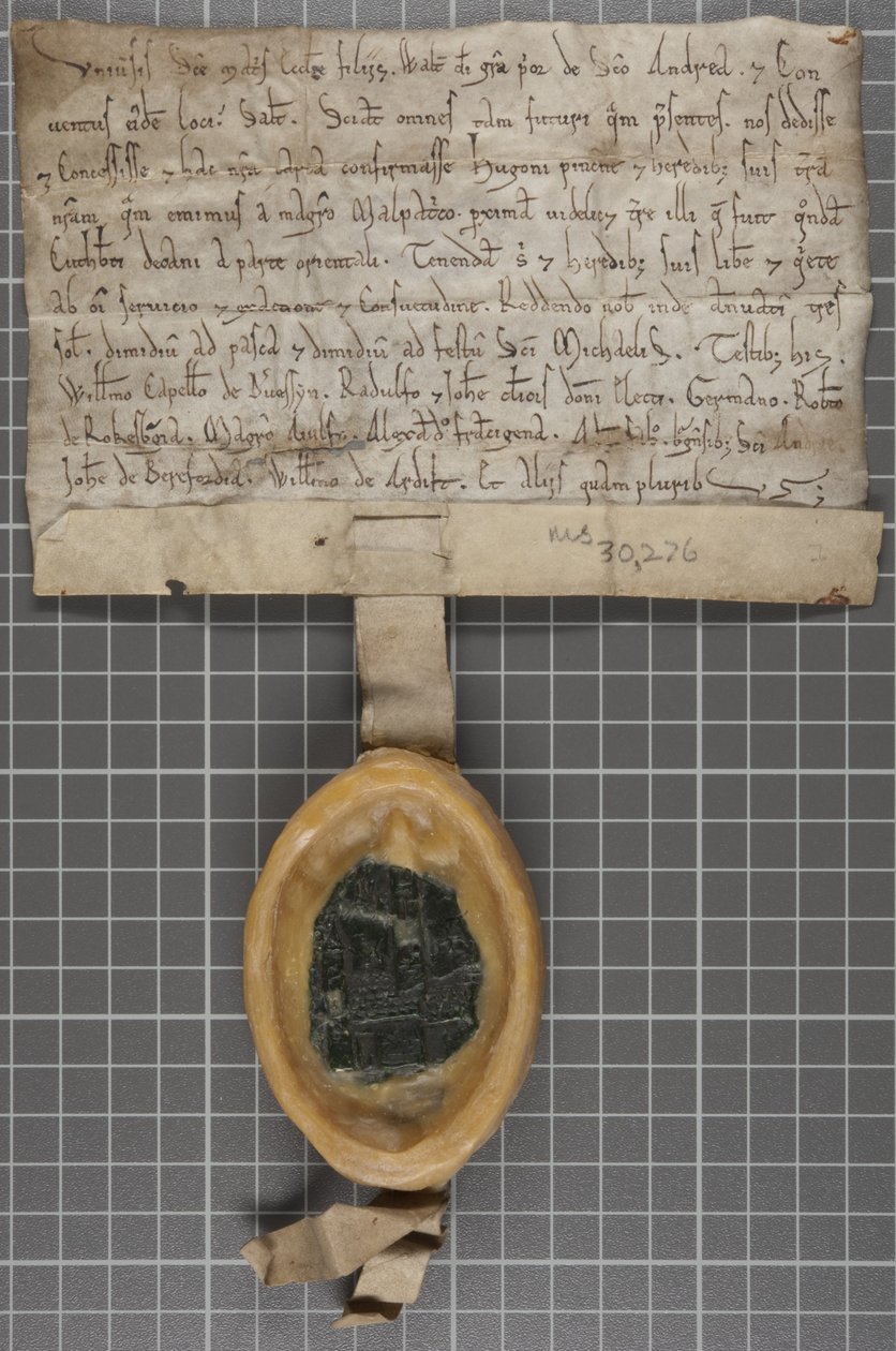 Charter av Walter, Prior of St Andrews av Unbekannt