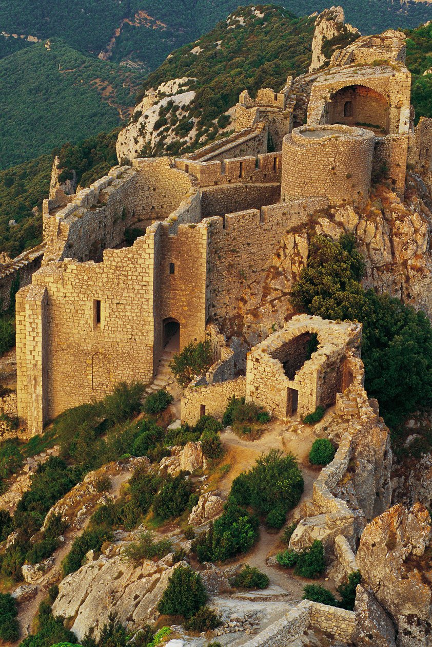 Chateau de Peyrepertuse (Duilhac av Unbekannter Künstler