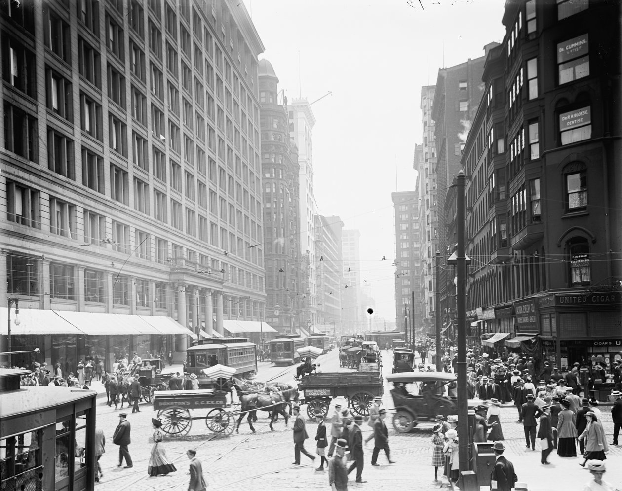 Chicago, Ill., State St. & Marshall Fields av Unbekannter Künstler