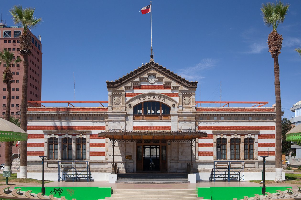 Chile, Arica by, House of Culture (toll), utstillingssenter designet av Gustave Eiffel av Unbekannt