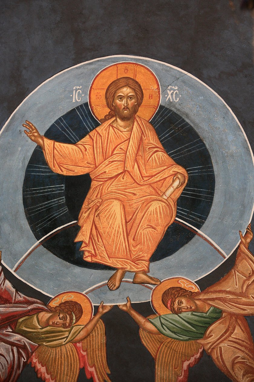 Kristi himmelfart. Saint-Antoine-le-Grand ortodokse kirke Saint-Laurent-en-Royans Frankrike av Unbekannt