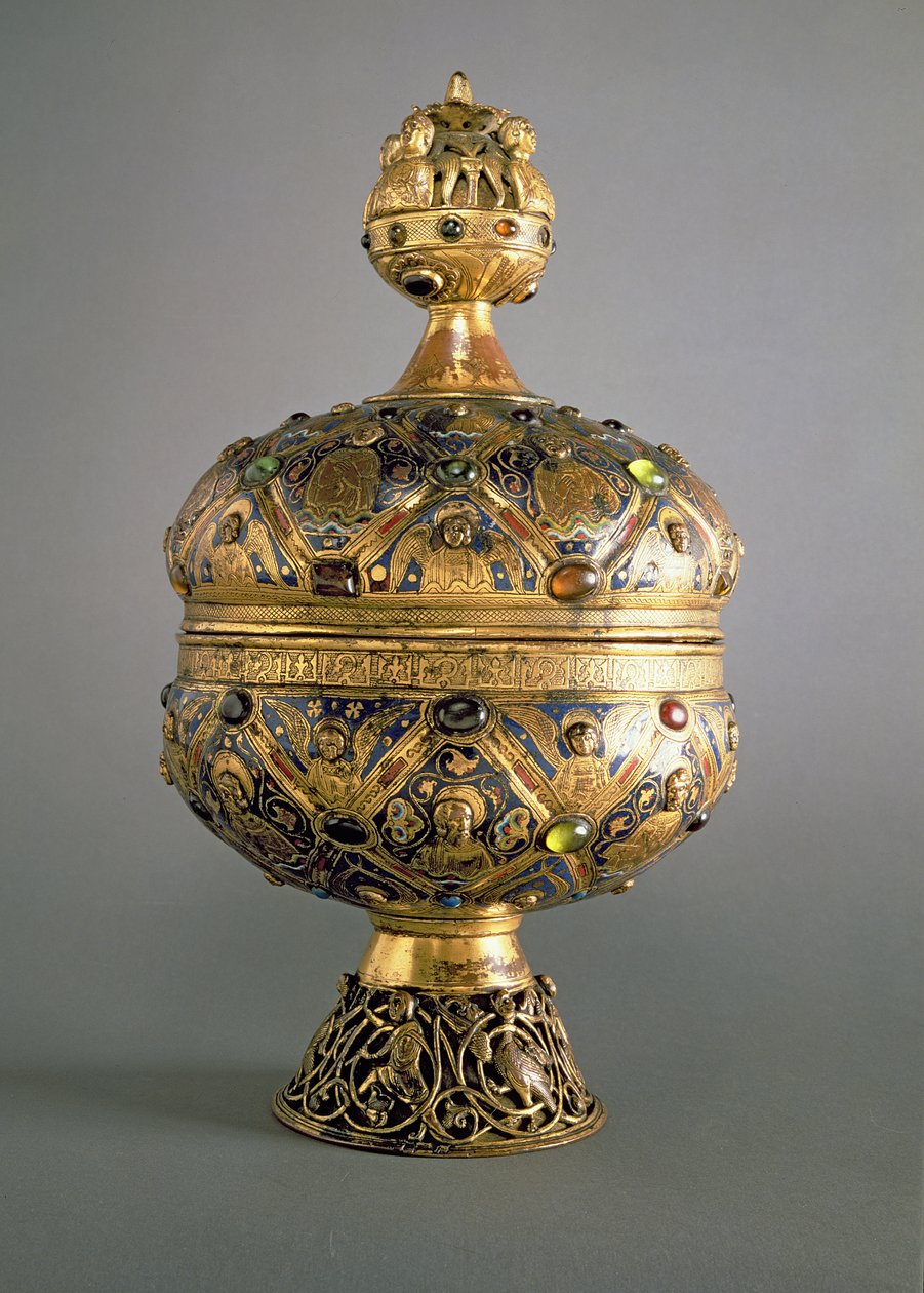 Ciborium, laget i Limoges av G. Alpais for klosteret i Montmajour av Unbekannt