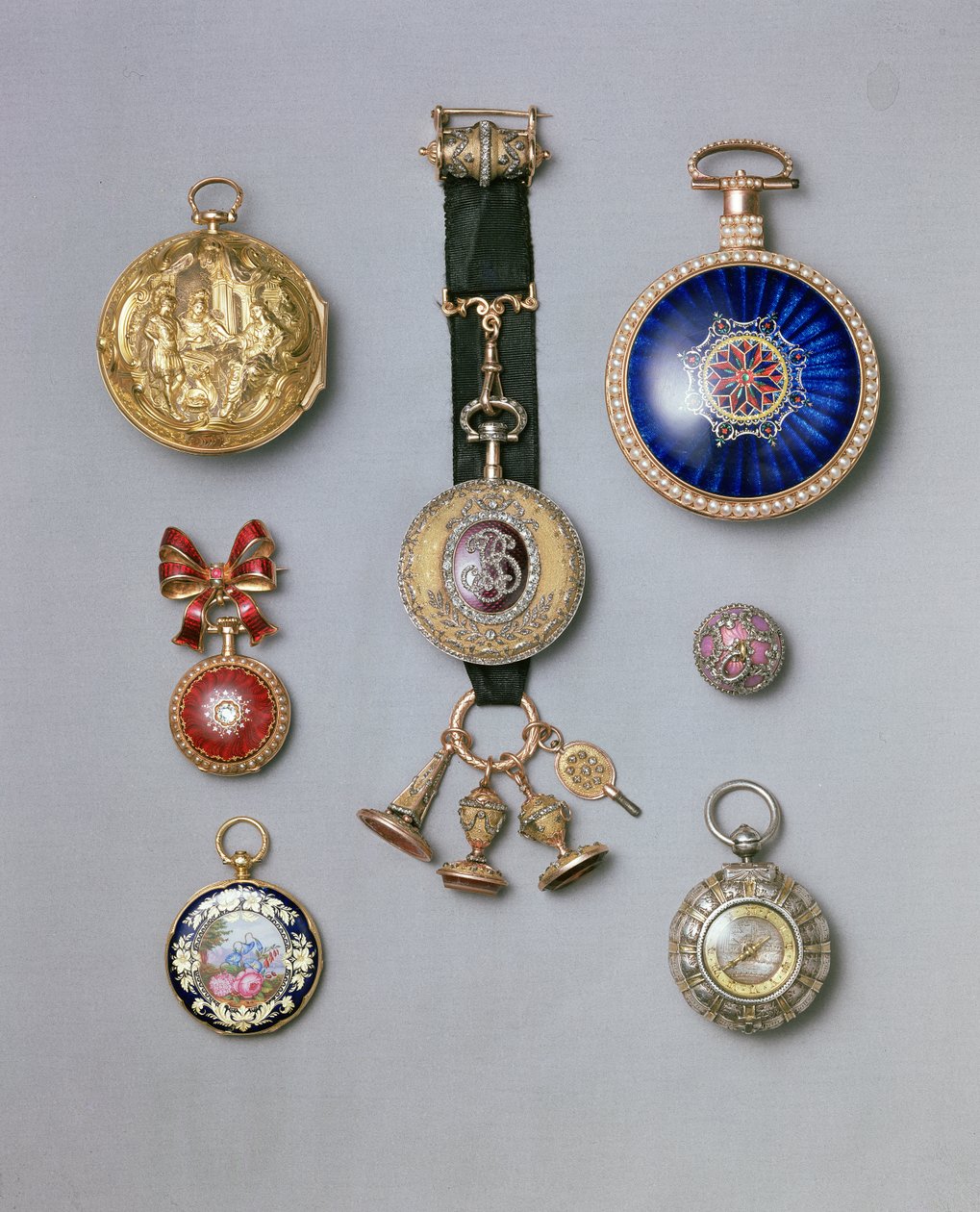 Samling av Faberge lommeur av Unbekannt