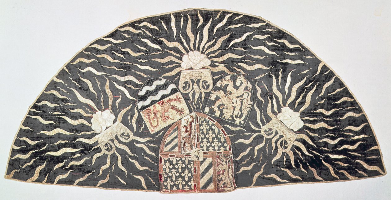 Cope av svart fløyel med påført broderi som bærer armene til hertugen av Burgund, sørlige Nederland, ca. 1476 av Unbekannt