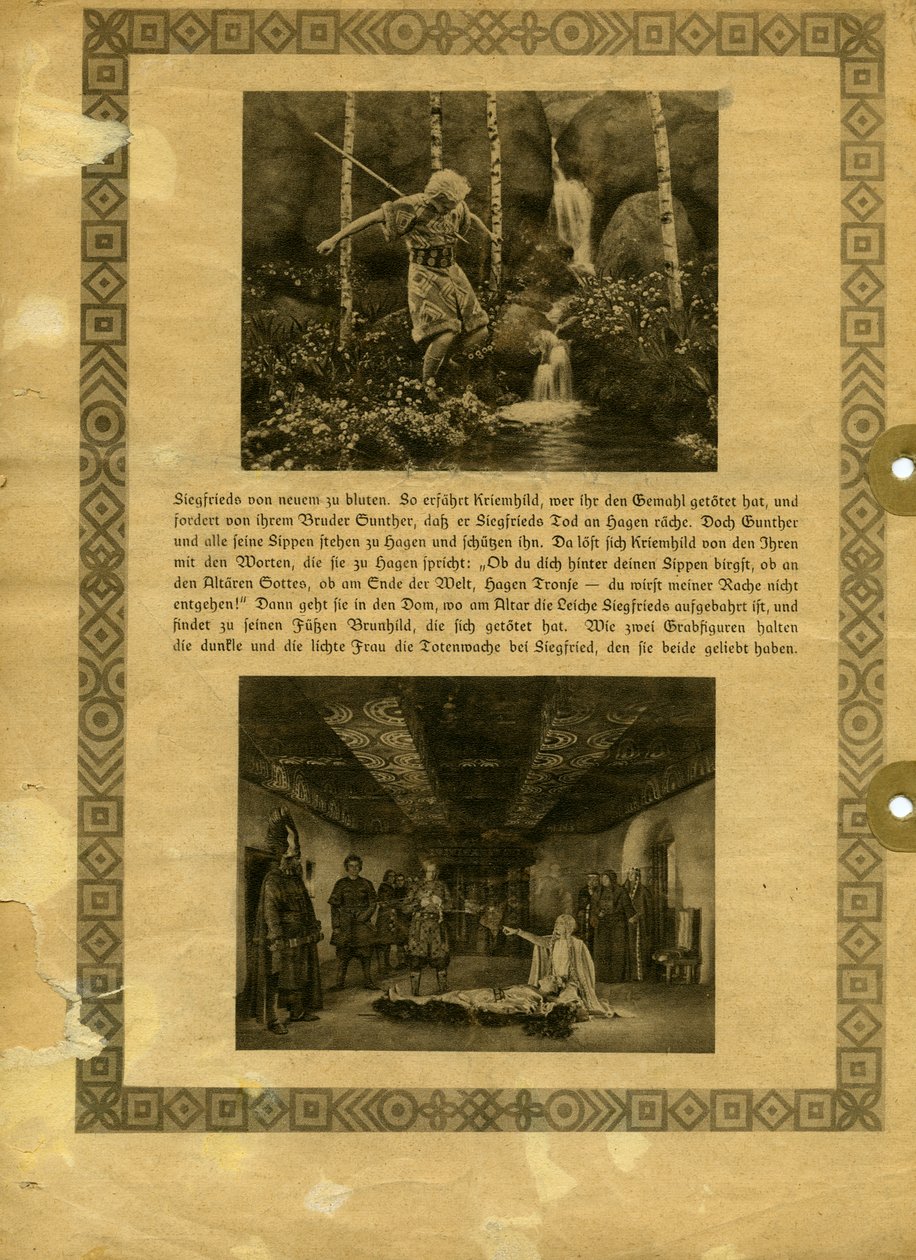 NIBELUNGEN 1924-SYNOPSIS (La mort de Siegfried)-08 av Unknown