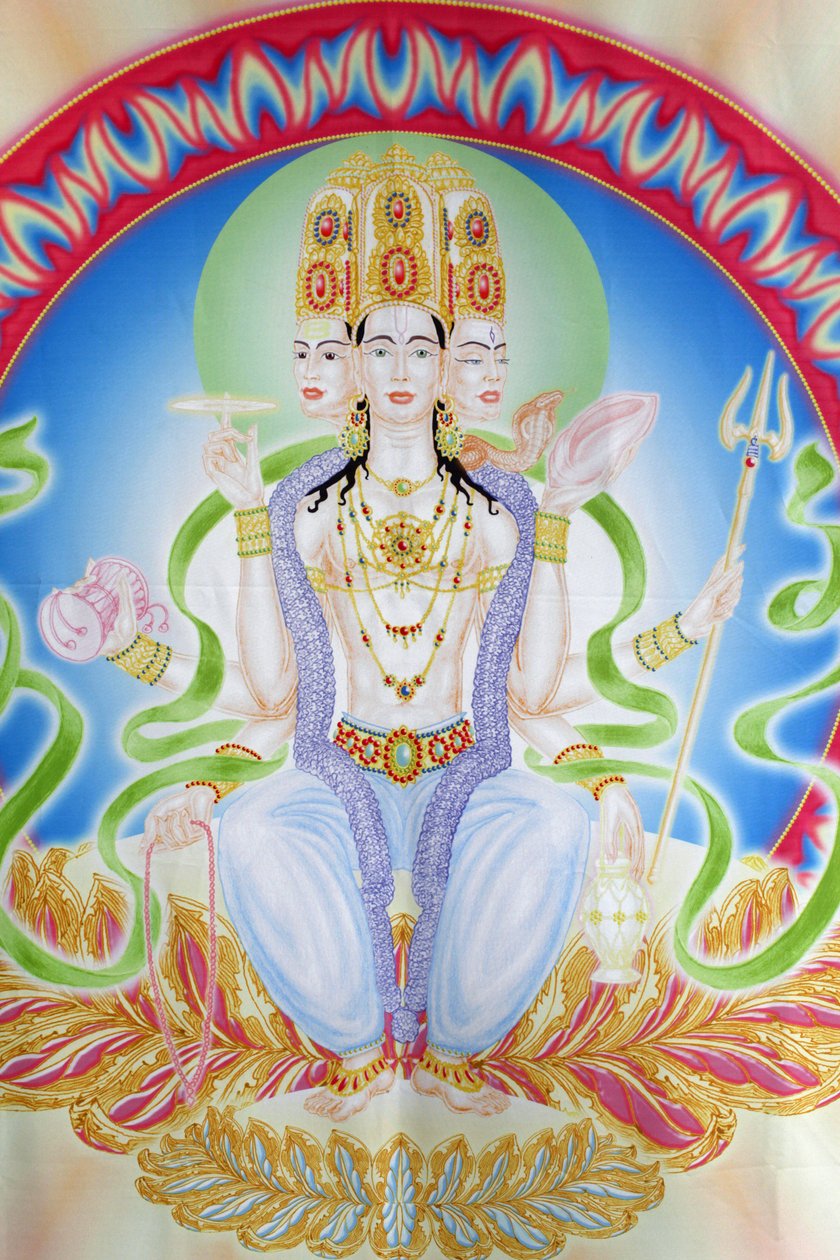 Datatreya-bilde Haridwar India av Unbekannt