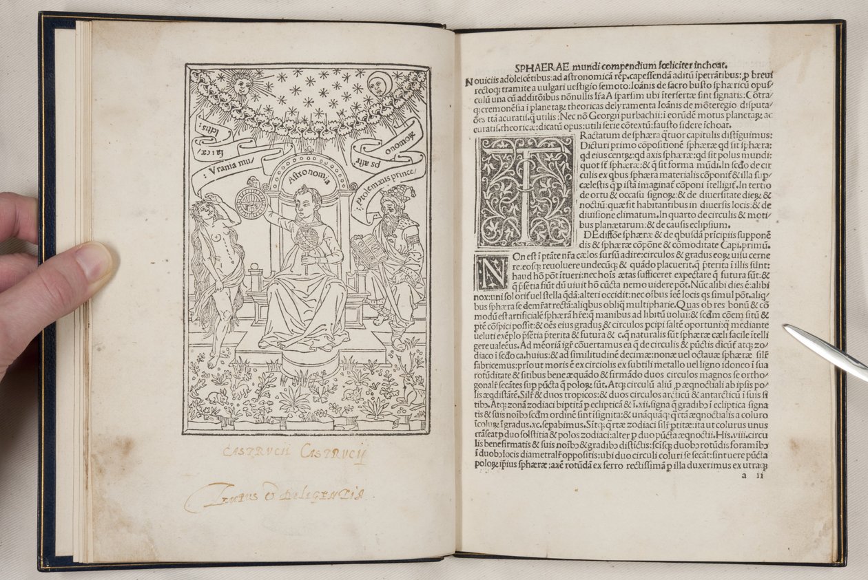 The Sphere of the World av Joannes de Sacro Bosco (fl.1230) av Unbekannt