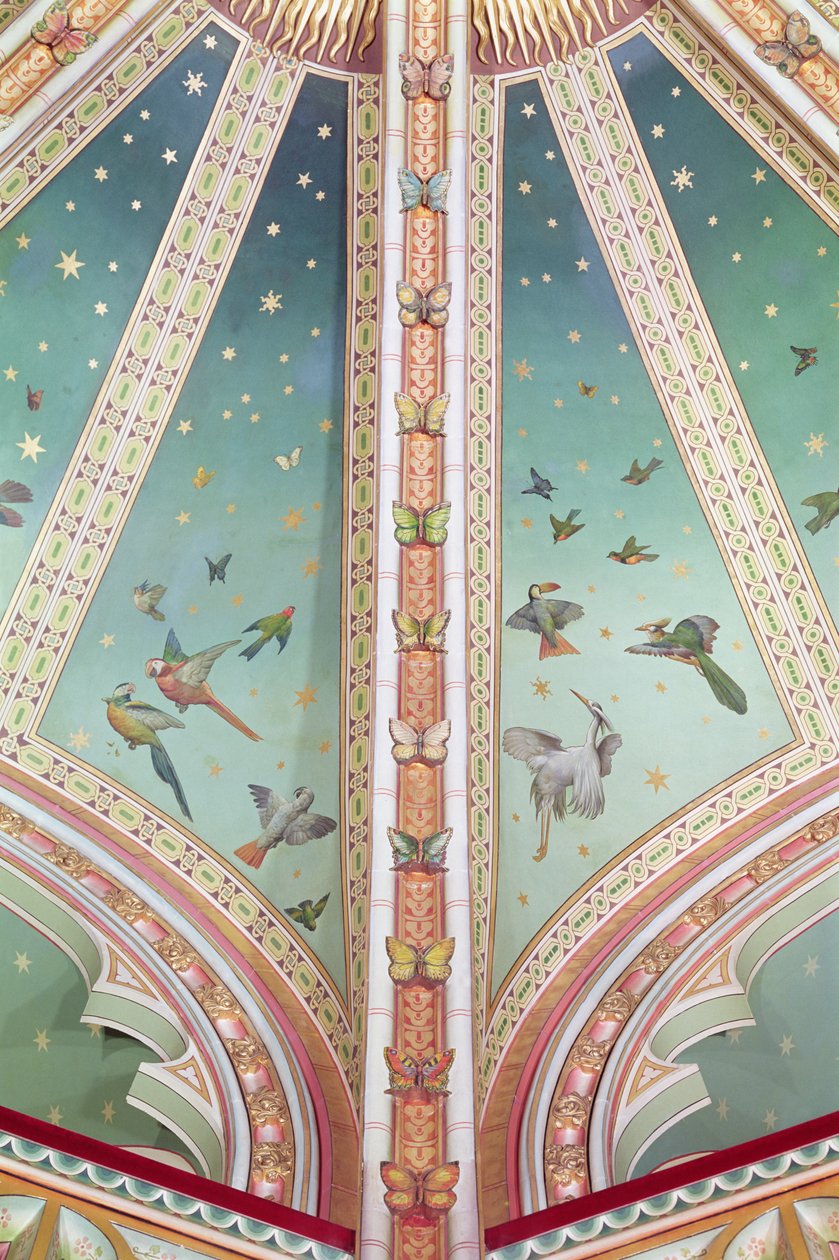 Detalj av taket, Castell Coch, Sør-Wales (bilde) av Unbekannt