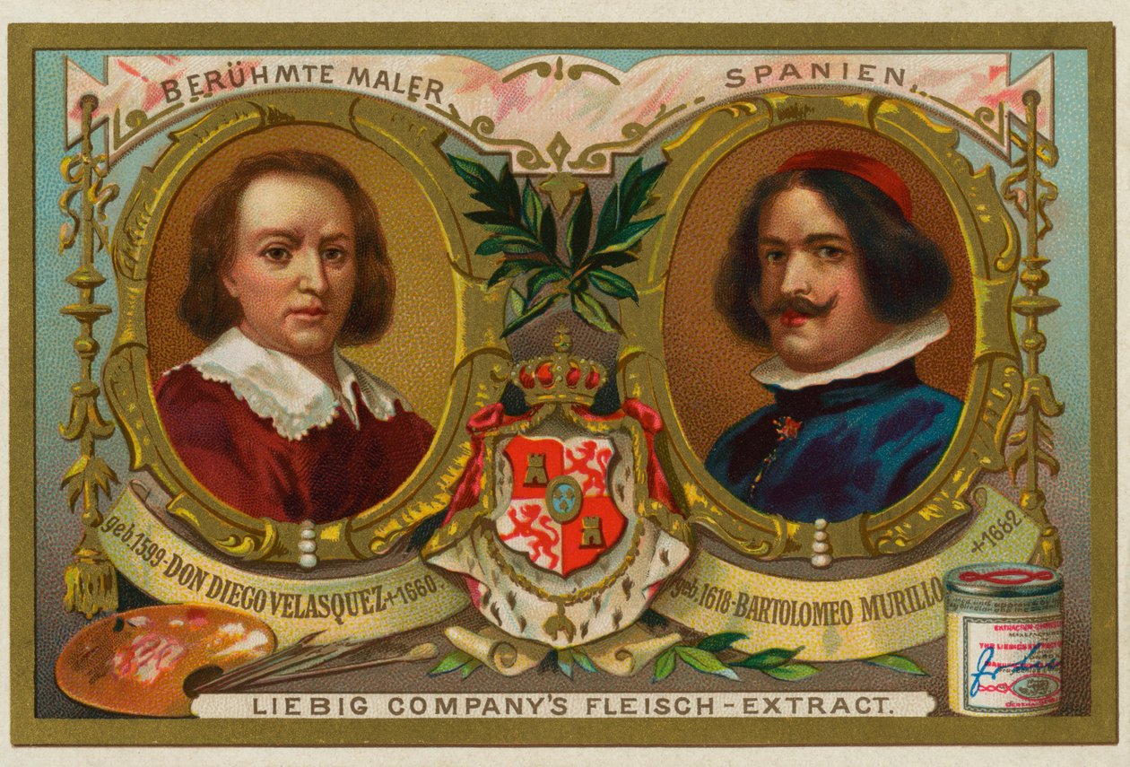 Don Diego Velasquez og Bartolmeo Murillo av Leopold Blonder