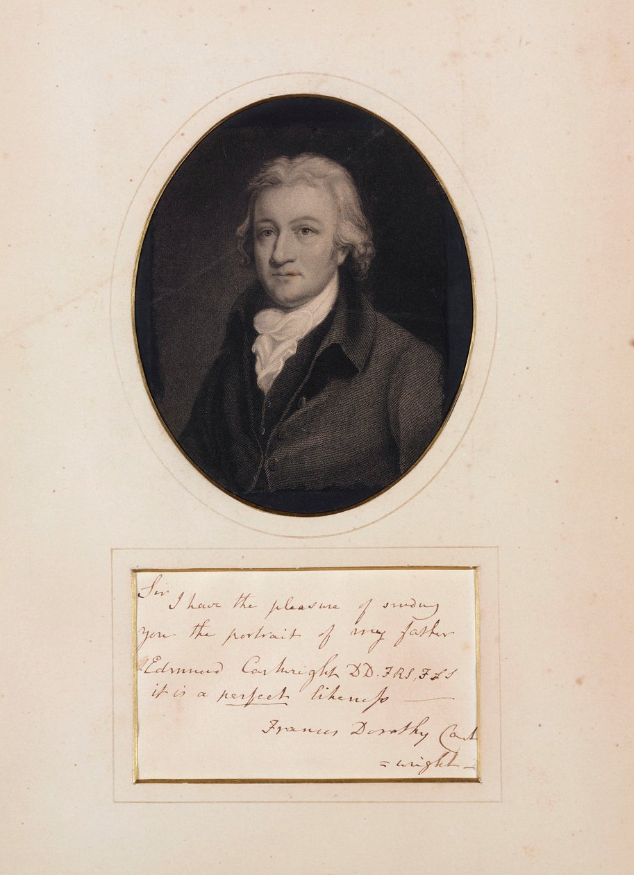 Edmund (Edmond) Cartwright, britisk tekstilpioner, sent på 1700- og begynnelsen av 1800-tallet av Unbekannt