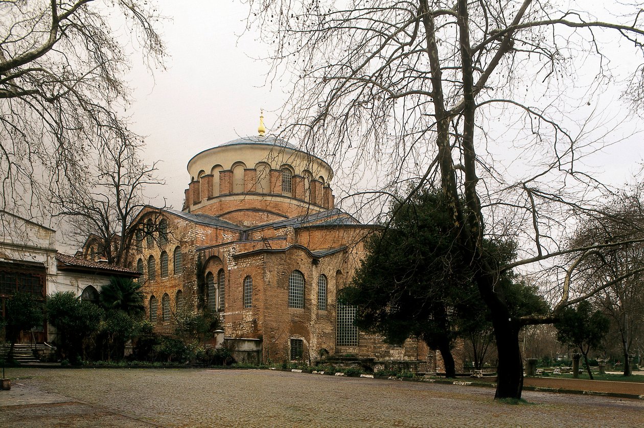 Church of Saint Irene i Istanbul, Tyrkia bygget på 300-tallet. Fotografering. av Alec Hunter