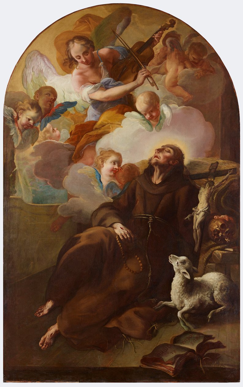 Ekstase av Saint Francis av Unbekannter Künstler