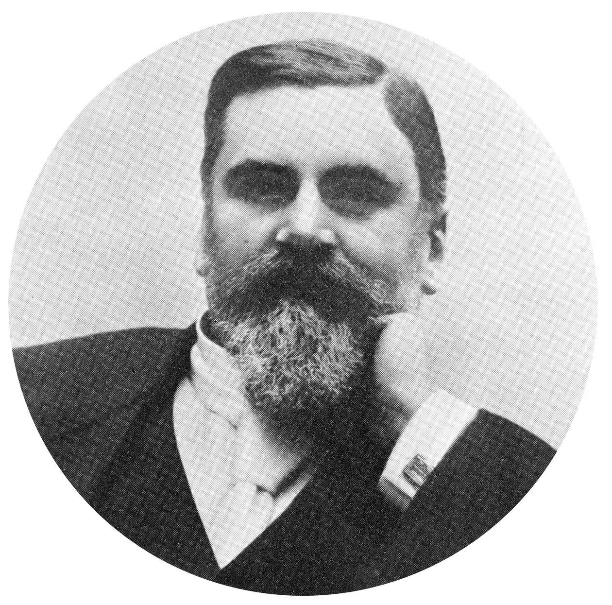 Emile Levassor, fransk bilprodusent, ca 1885 av Unbekannt