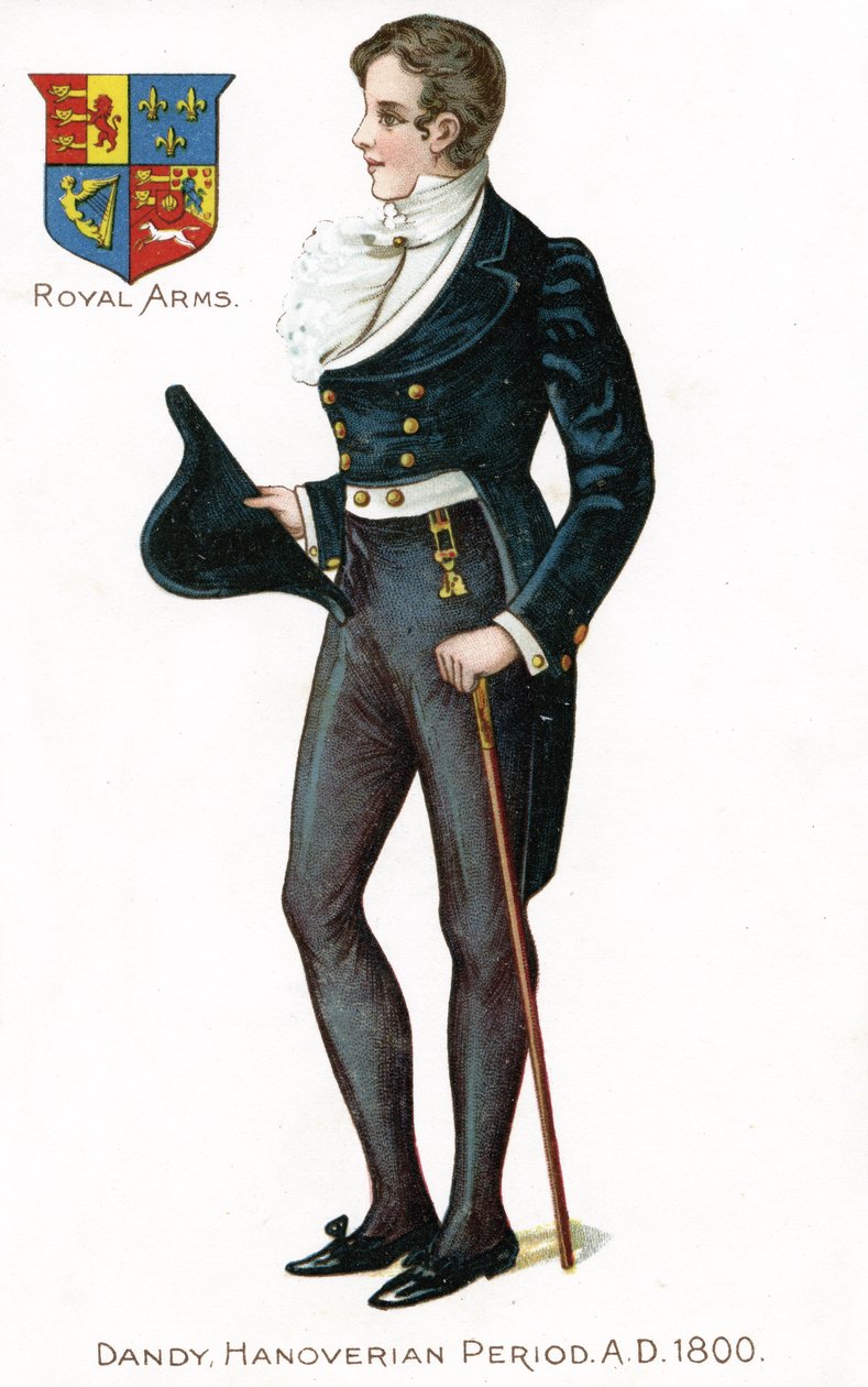 Engelsk dandy 1800 av Unbekannter Künstler
