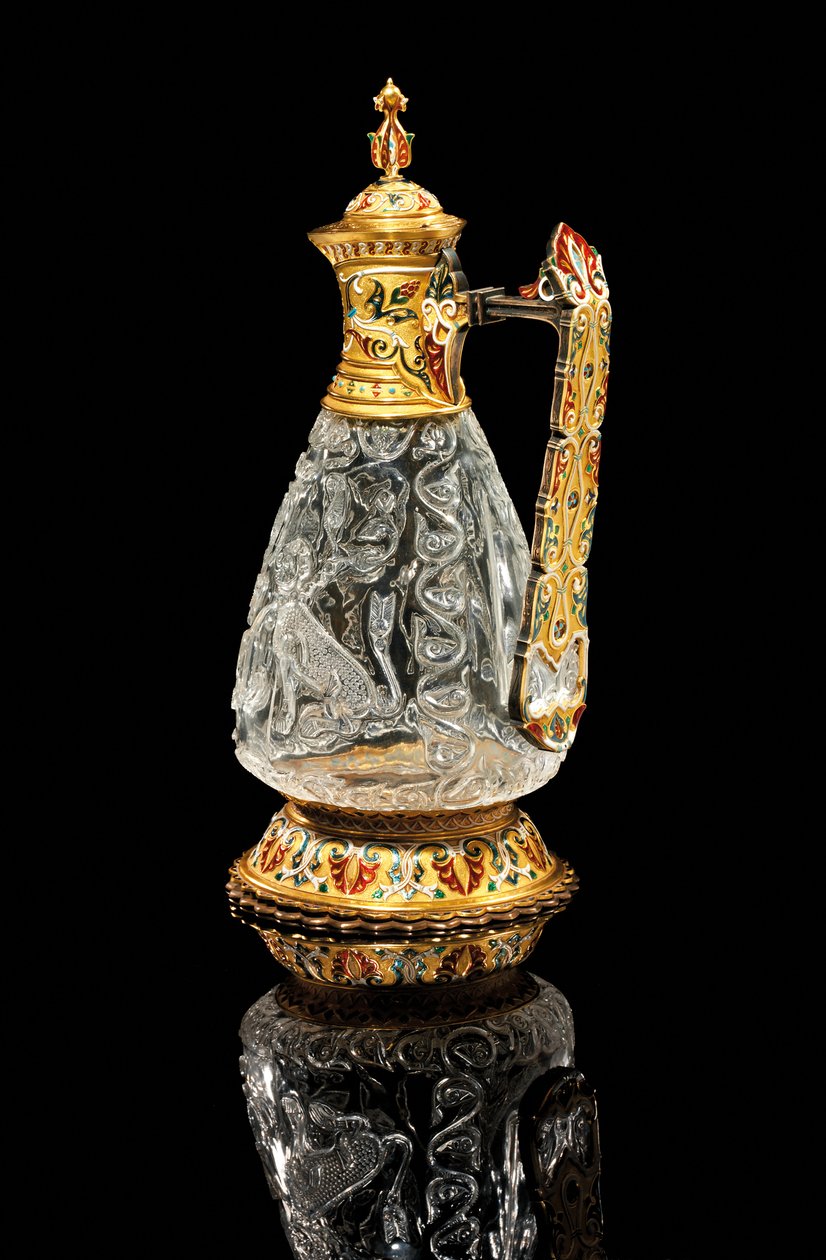Fatimid ewer, Egypt, 975-1025, montert av Jean-Valentin Morel, Sevres, 1854 av Unbekannt