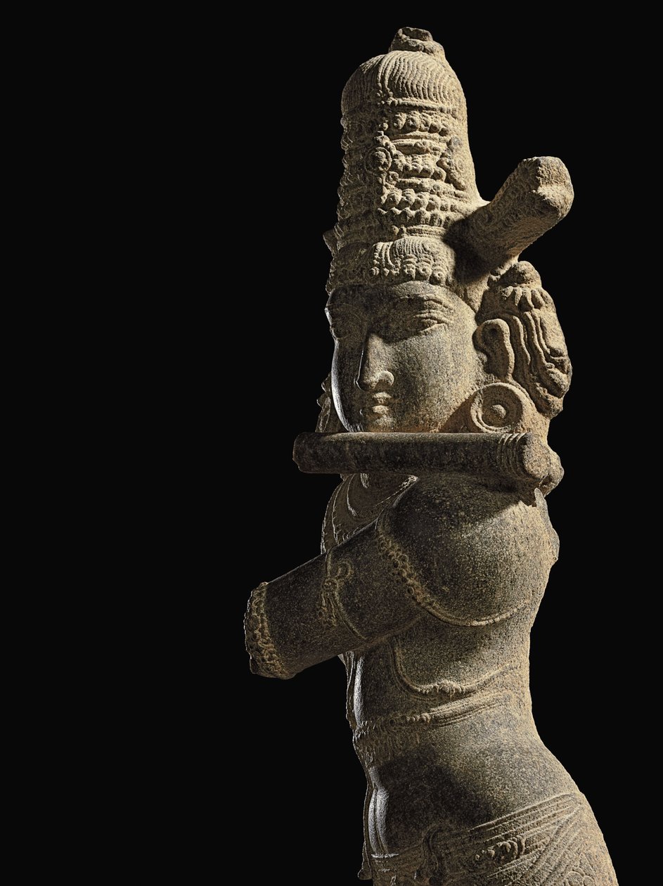 Figur av Venugopala, Sør-India, sen Chola / tidlig Vijayanagar-periode, slutten av 1200- / begynnelsen av 1300-tallet av Unbekannt