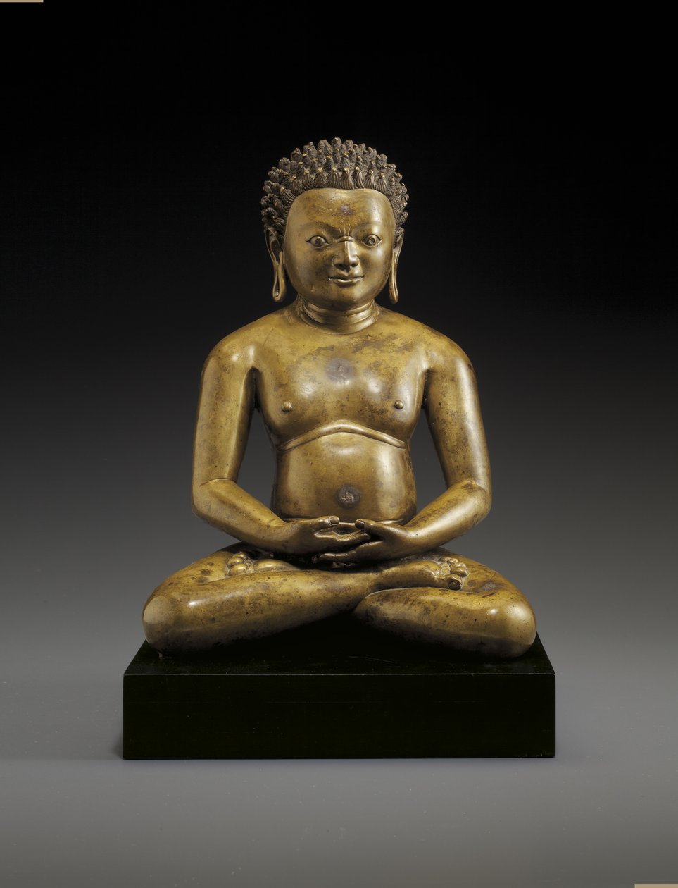 Figur av en sittende yogi, muligens Padampa Sangye, 1000-1100-tallet av Unbekannt