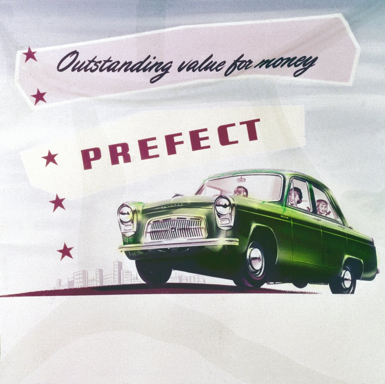 Ford Prefect, ca 1950-1960-tallet av Unbekannt