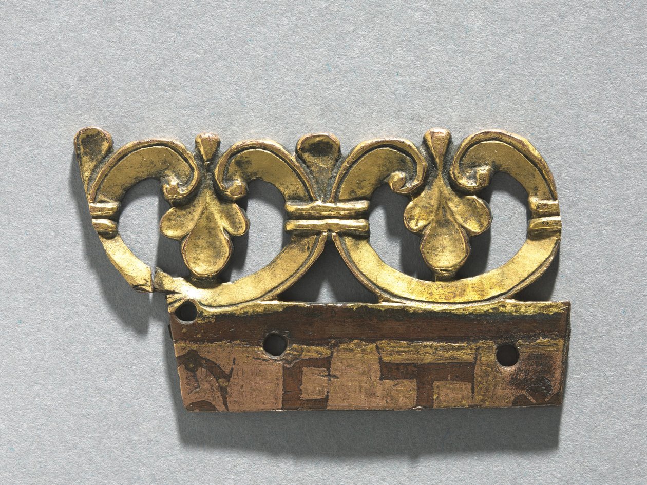 Fragment av et dekorativt emblem fra et relikvieskrin, ca. 1165-1180 av Unbekannt