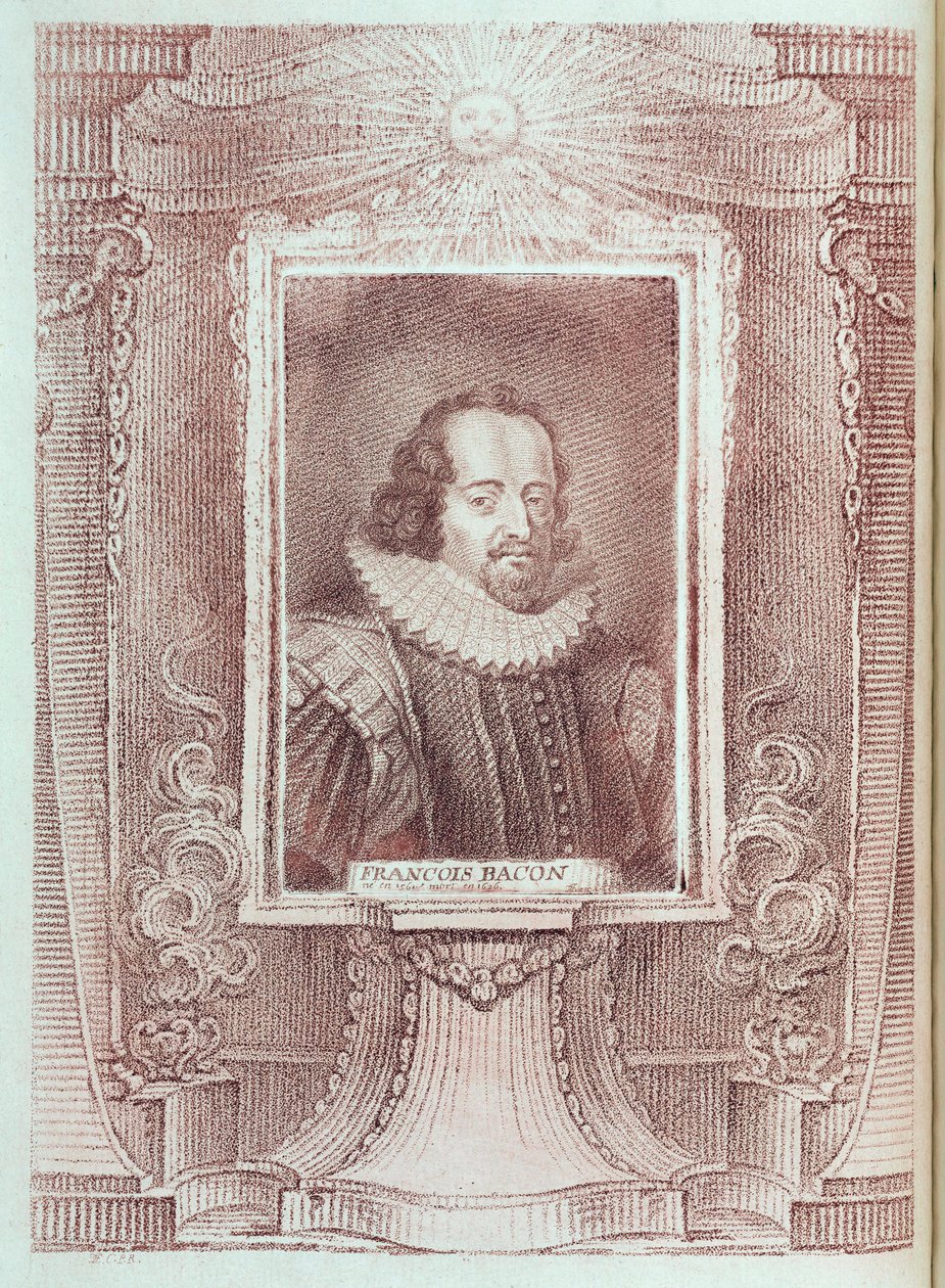 Francis Bacon , engelsk essayist og filosof, tidlig på 1600-tallet av Unbekannt