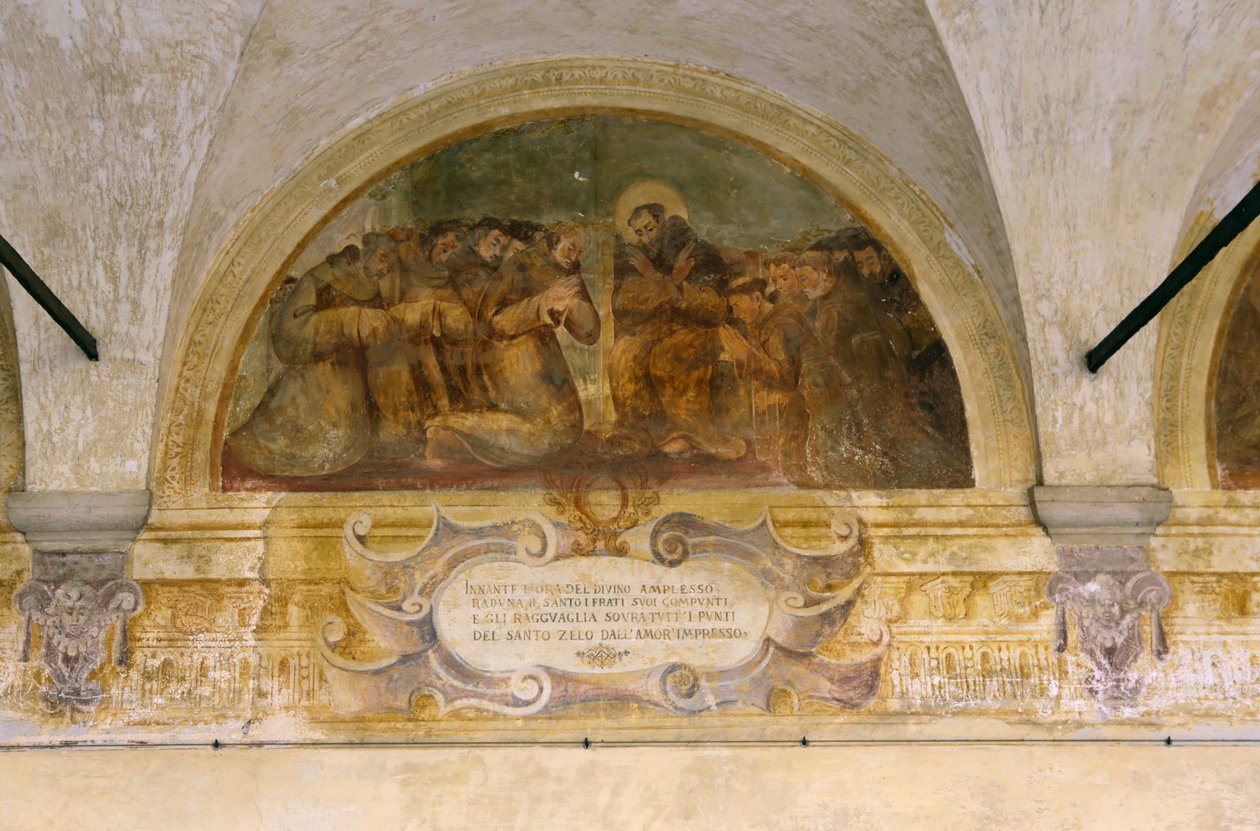 Fresco, Sanctuary of the Madonna dei Miracoli, Motta di Livenza, Veneto, Italia (bilde) av Unbekannter Künstler