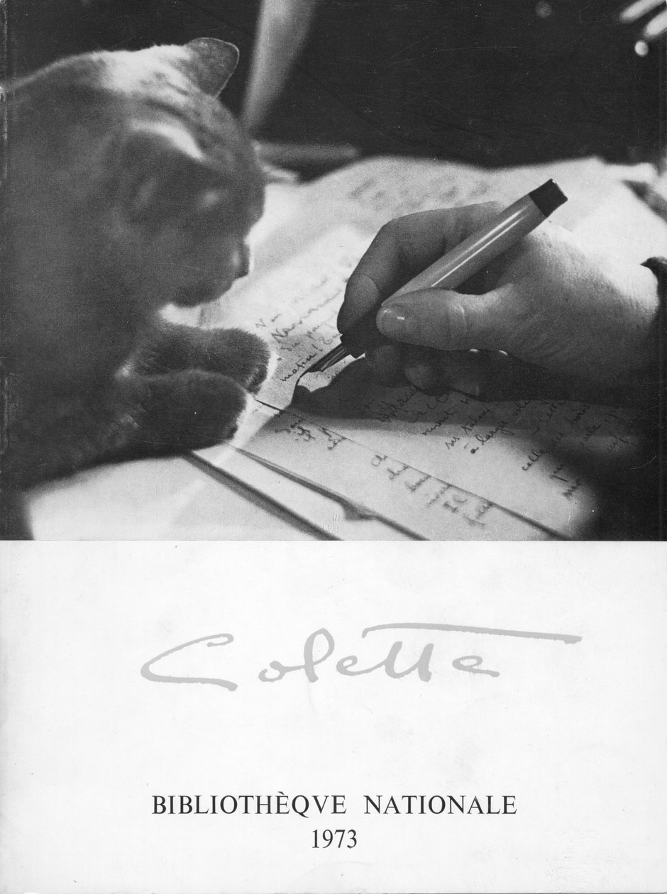 Forside av en utstillingskatalog for 'Colette' ved Bibliotheque Nationale av Unbekannt