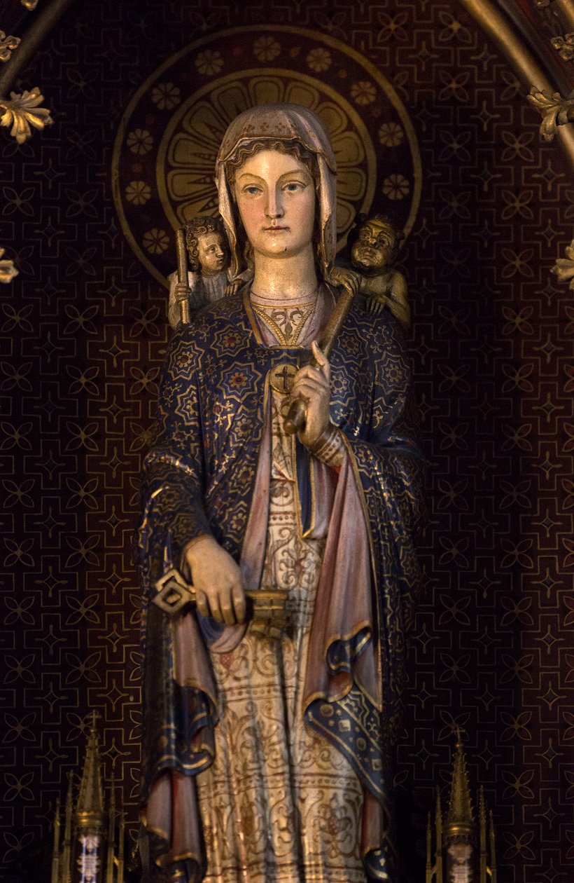 Genevieve, skytshelgenen for Paris. Eglise Saint Etienne du Mont, Paris 2020 av Unbekannter Künstler