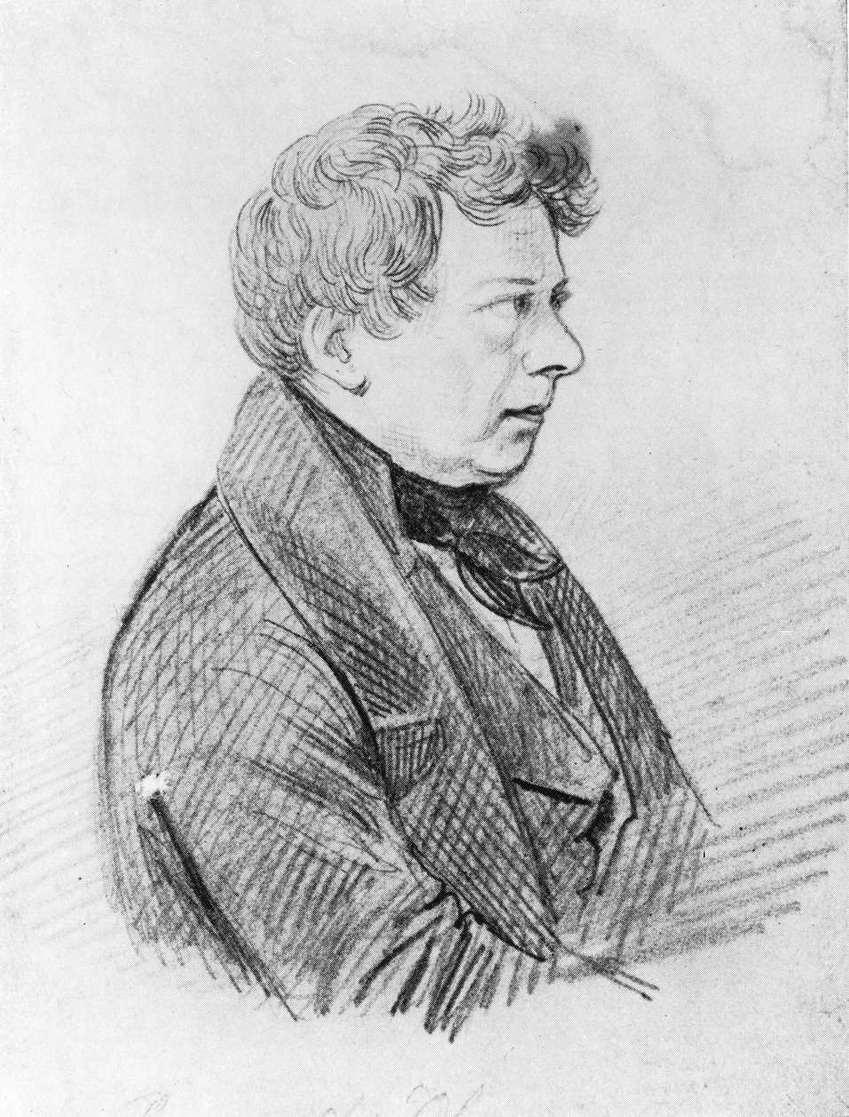 Georg Simon Ohm , tysk fysiker, ca 1820 av Unbekannt