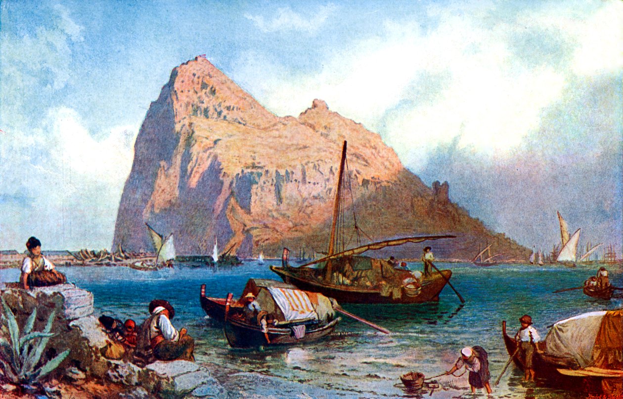 Gibraltar av Unbekannter Künstler