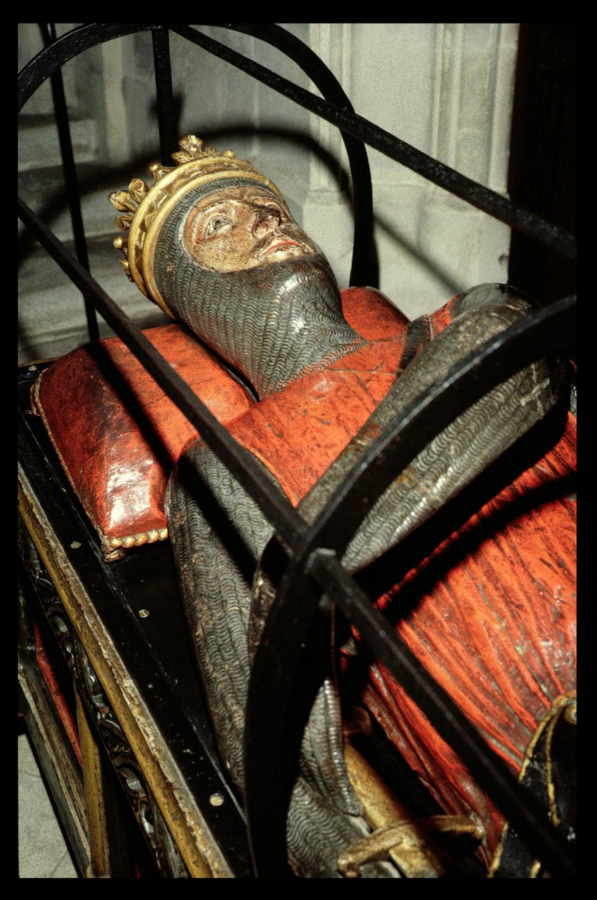 Gloucester Cathedral, bilde av hertugen av Normandie, sønn av Vilhelm Erobreren, ca. 1100 (G96/6) av Unbekannt