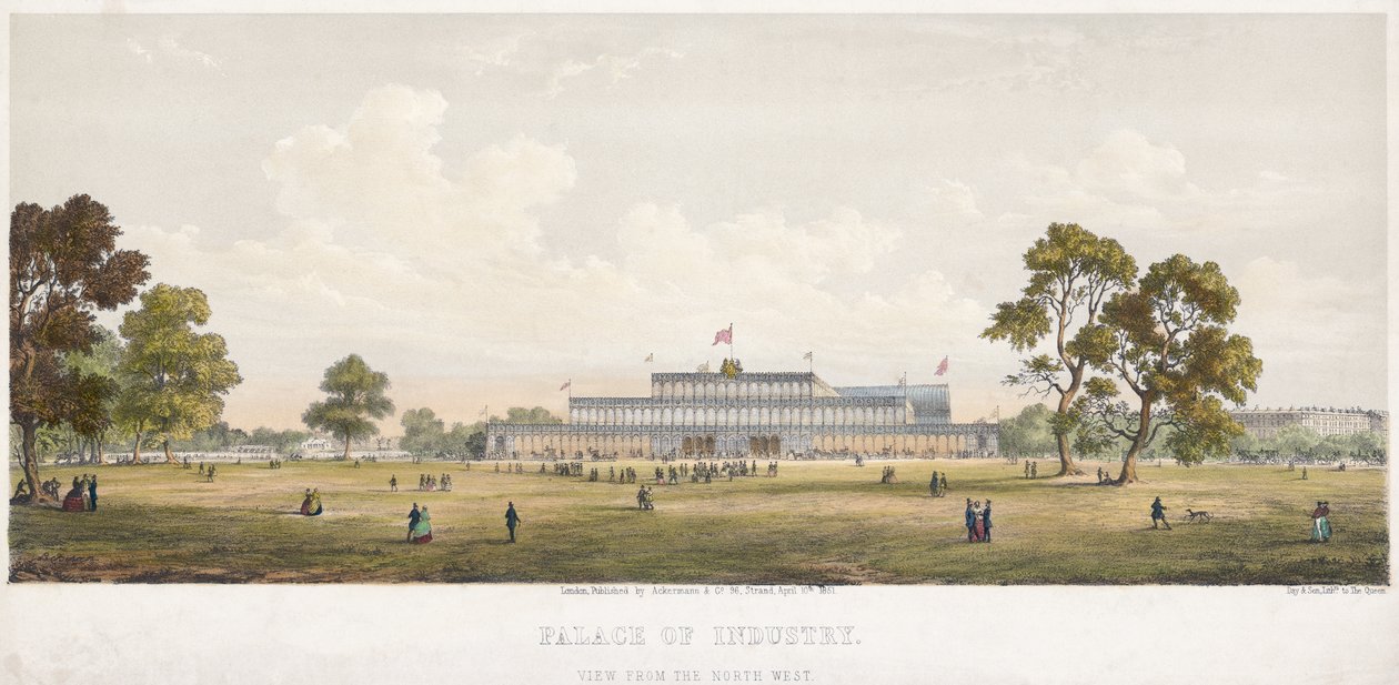 Flott utstilling i Hyde Park 1851 av Unbekannter Künstler