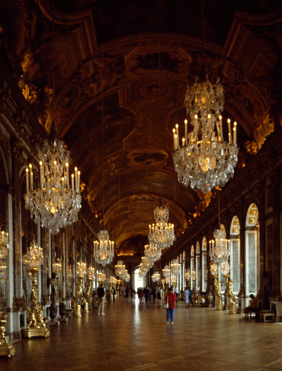 Speilsalen, Versailles-palasset, Frankrike av Benjamin Baud