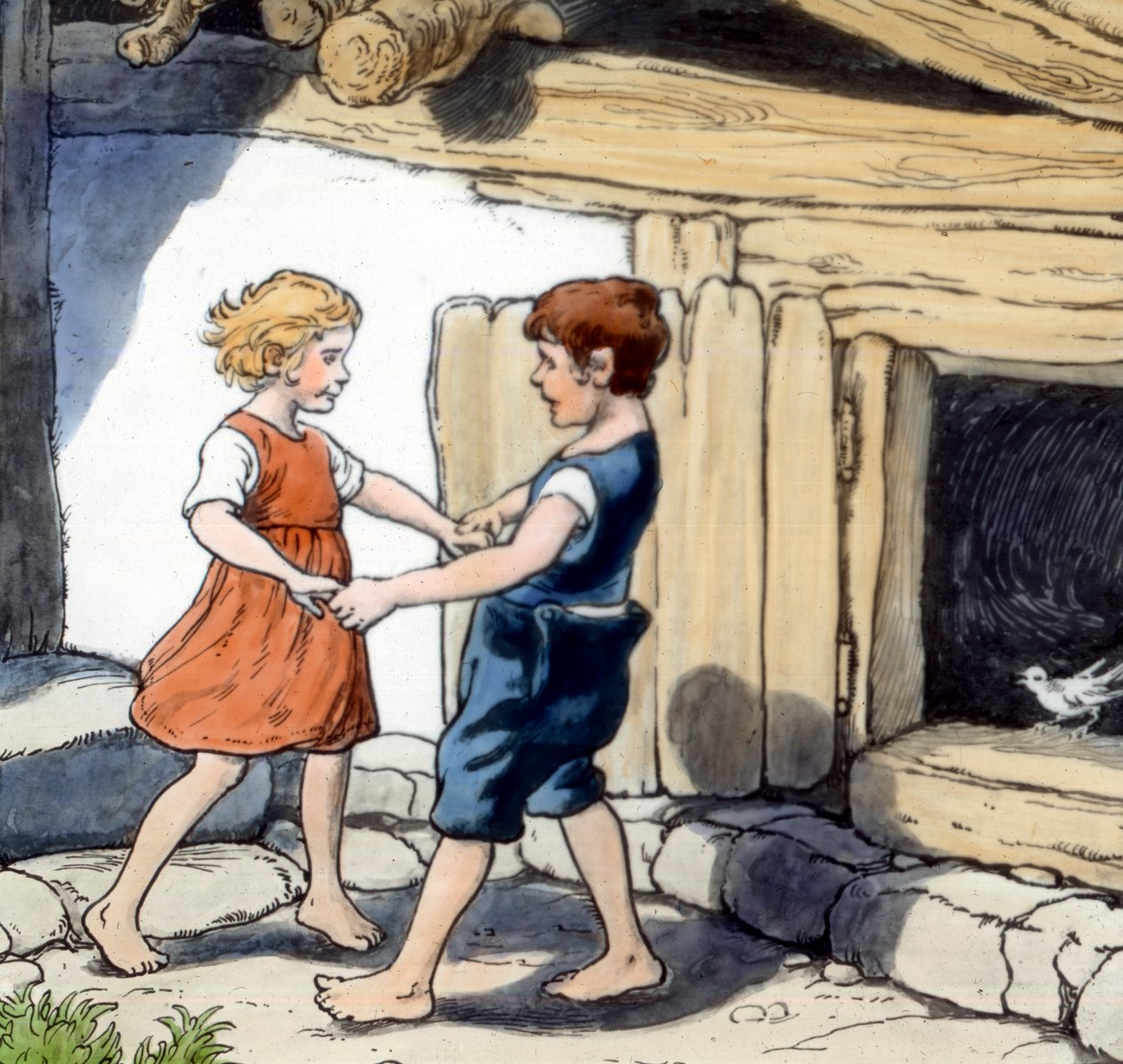 Hans og Grete av Unbekannter Künstler