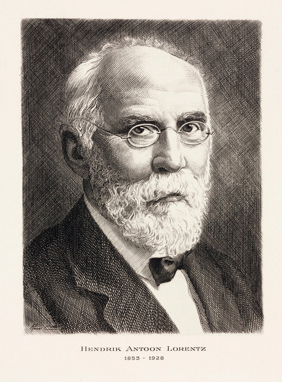 Hendrik Antoon Lorentz , nederlandsk matematisk fysiker, ca 1910-tallet av Unbekannt